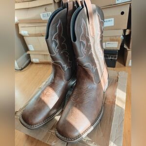 Brown Western Leather Boots